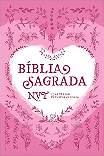 Bíblia Sagrada Nvt | Capa Dura – Coração Rosa