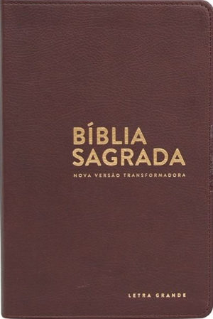 Bíblia sagrada NVT - Luxo Marrom