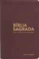 Bíblia Sagrada NVT – Letra grande| Capa marrom – Luxo