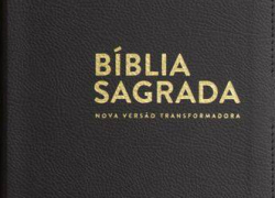 Bíblia Sagrada NVT – Letra grande| Capa preta – Luxo