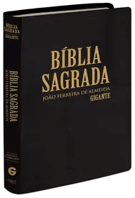 Bíblia sagrada RC - Letra Gigante - Semi Luxo preta