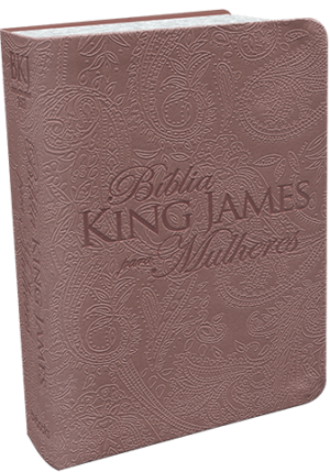 Bíblia king james para mulheres - Rose gold