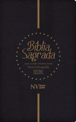 Bíblia Sagrada NVI - Nova Ortografia - Extra Gigante - Preta - Geografica