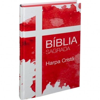 Bíblia Sagrada Rc Com Harpa Cristã Vermelha