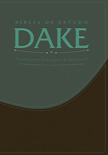 Bíblia De Estudo Dake | Verde/Preta