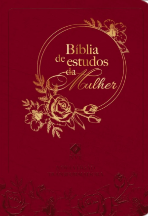 Bíblia De Estudo Da Mulher | Nvt | Vinho