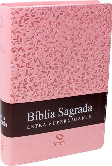 Bíblia Sagrada | Naa | Letra Supergigante | Capa Rosa