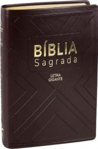 Bíblia Sagrada – NAA – Marrom Com índice – Letra Gigante