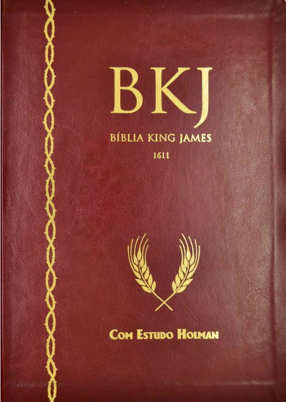 Bíblia de Estudo King James Fiel de 1611 – Holman – Vinho