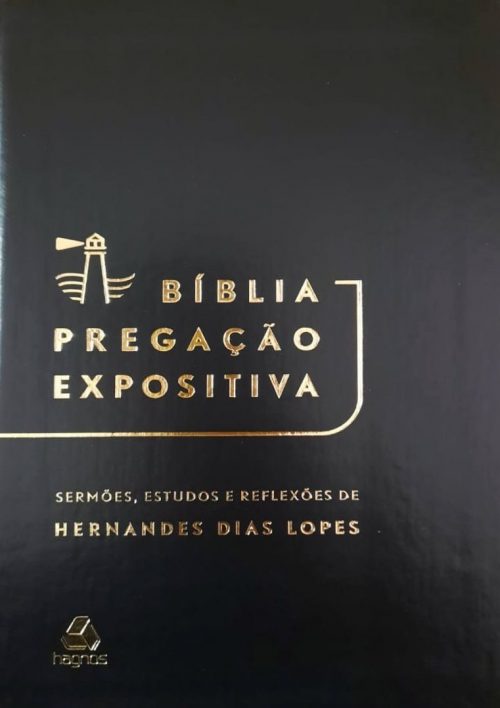 Bíblia Pregação Expositiva Preta | Hernandes Dias Lopes