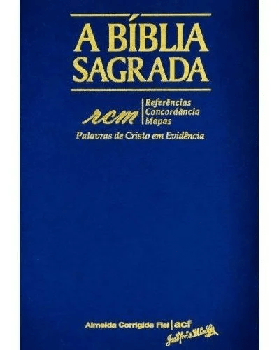 Bíblia Sagrada ACF Azul | RCM