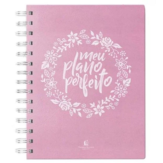 Meu Plano Perfeito Capa Tecido Rosa | Planner