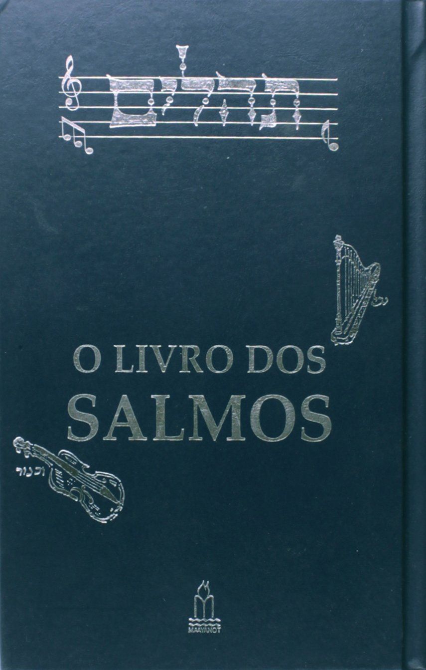 O Livro dos salmos capa dura cor azul