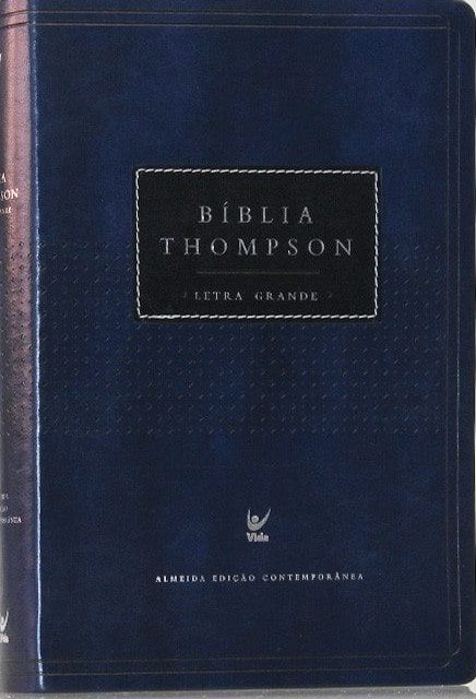 Bíblia Thompson – Grande – Marinho e Preta