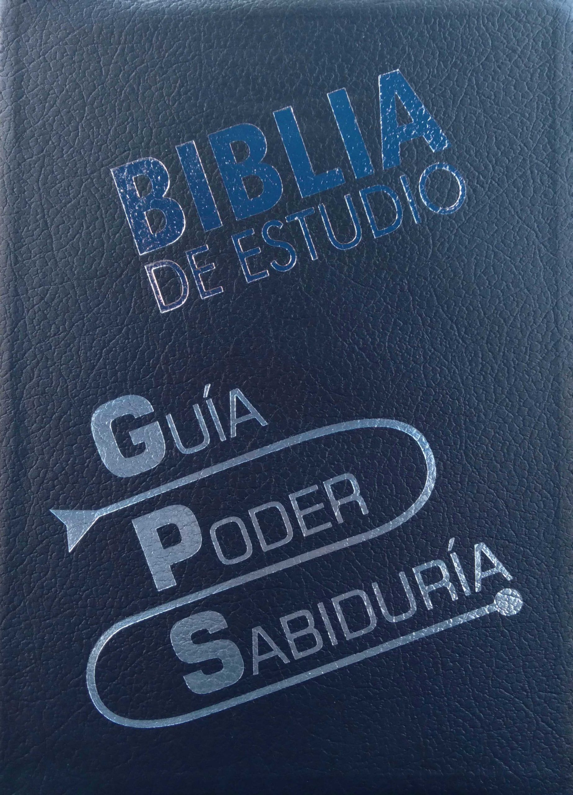 Biblia de estudio Guía poder sabiduría