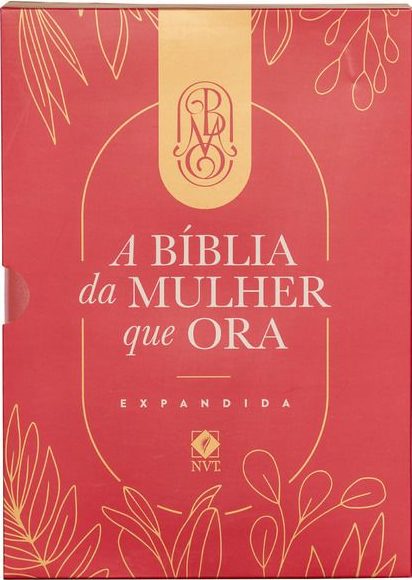 A Bíblia da Mulher Que Ora | NVT | Expandida | Vinho