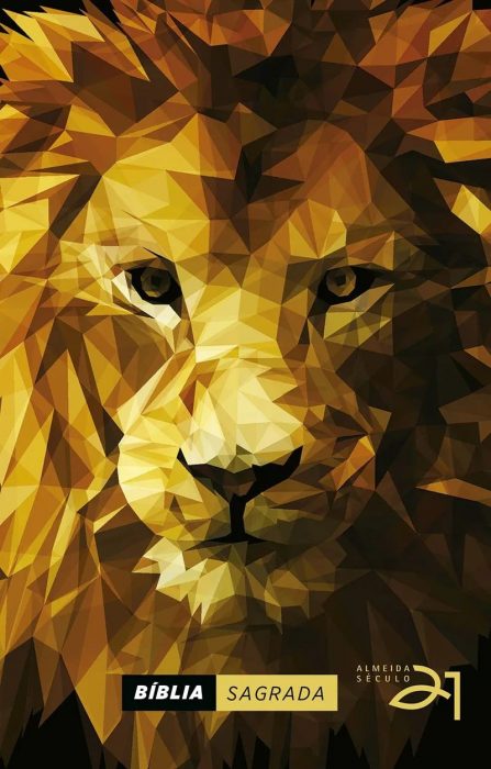 Bíblia Almeida Século 21 | Lion Efeito Low Poly