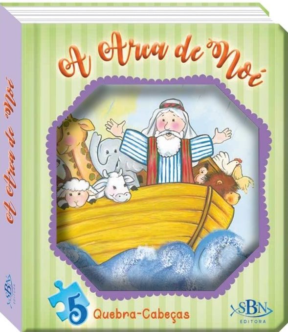 Janelinha Lenticular Bíblica | A Arca de Noé