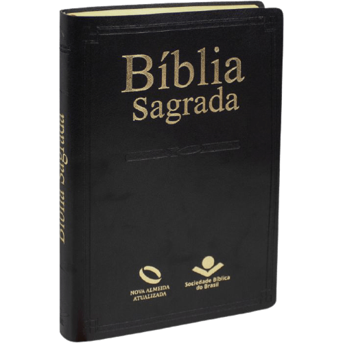 Bíblia Sagrada NAA | Preta Fina Luxo