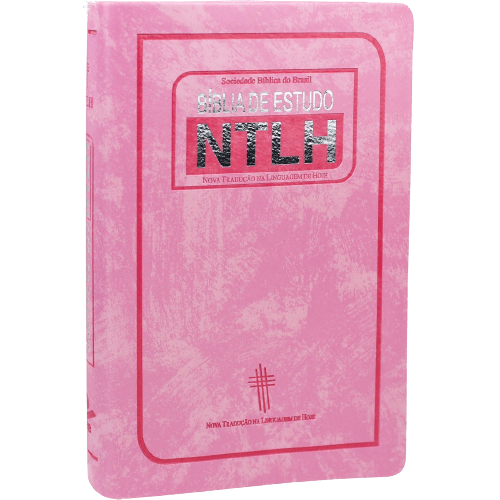 Bíblia de Estudo NTLH | Média Rosa