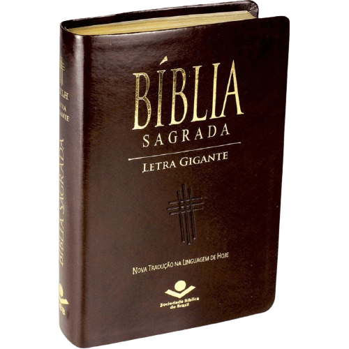 Bíblia NTLH Letra Gigante Marrom Nobre