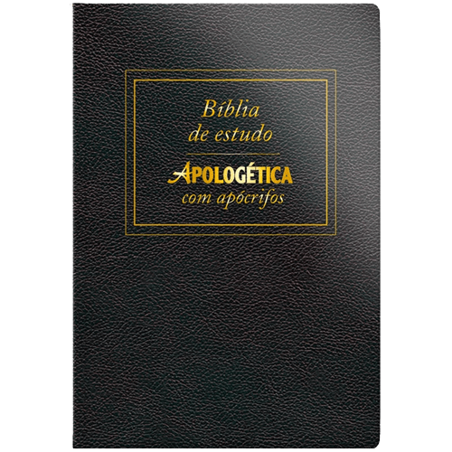 Bíblia de Estudo Apologética com Apócrifos | Preta