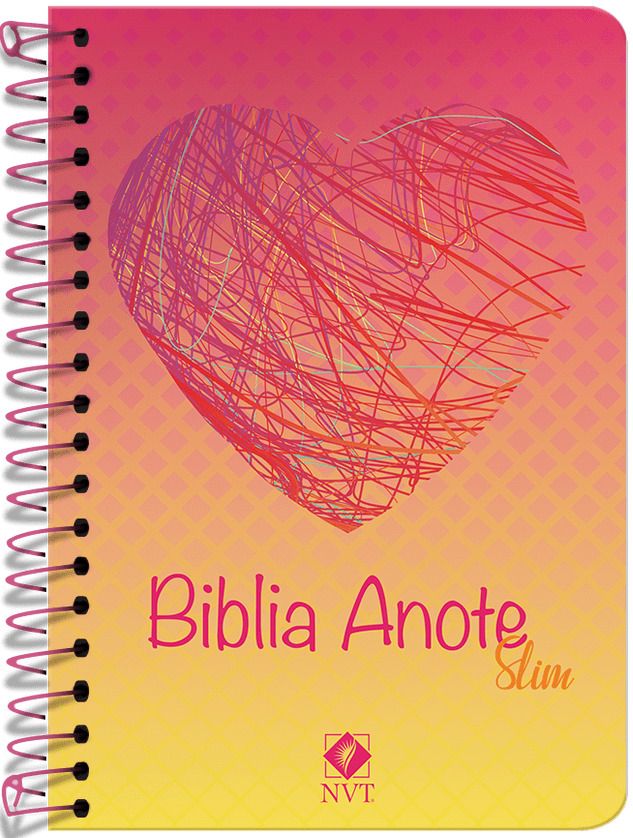 Bíblia Anote NVT Slim | Rabiscos do Coração