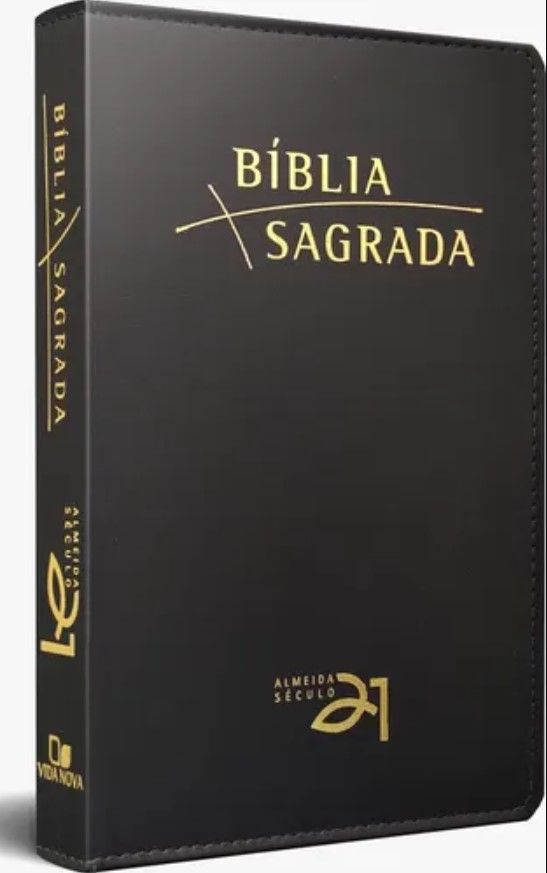 Bíblia Sagrada Século 21 | Preto Couro Simulado