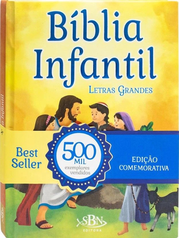 Bíblia Infantil Letras Grandes Edição Comemorativa