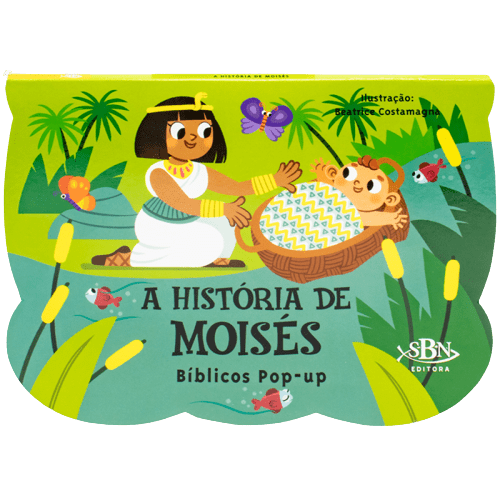 Coleção  Bíblicos Pop-up A História de Moisés