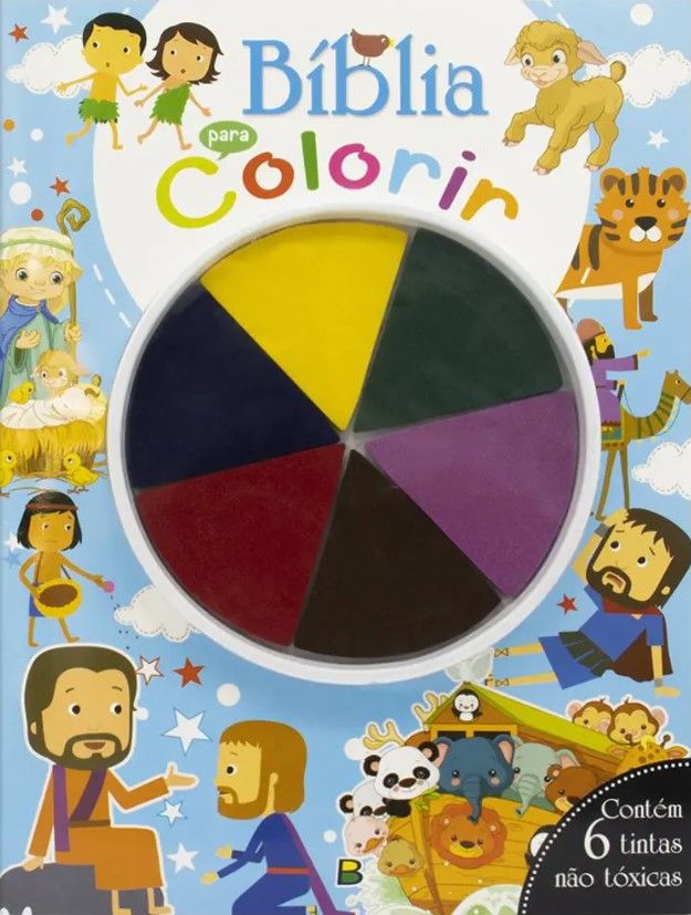 Dedinhos em Ação! Bíblia para Colorir