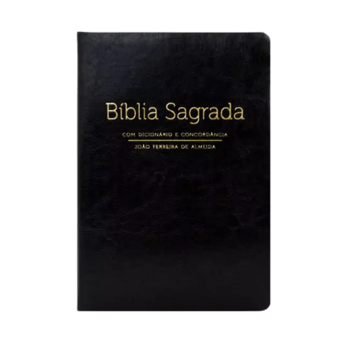 Bíblia Sagrada RC Letra Extra Gigante Capa Preta Com Dicionário E Concordância