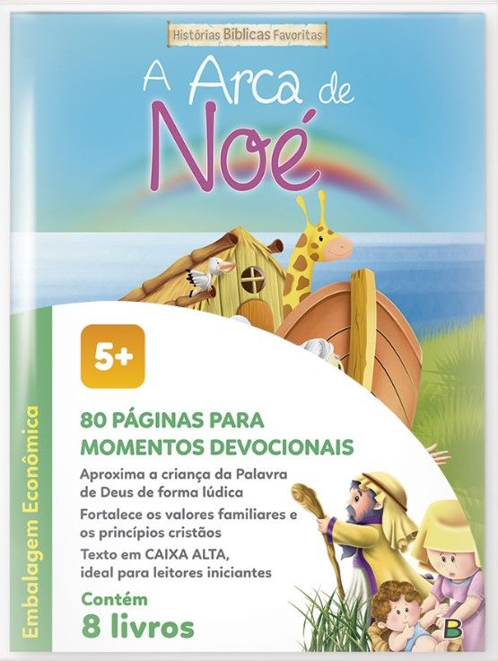 ECOG Historias Bíblicas Favoritas Noé Kit com 08