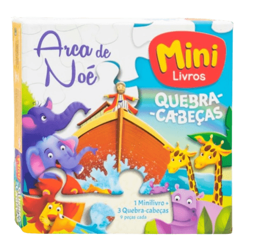 Mini Quebra Cabeça Arca de Noé