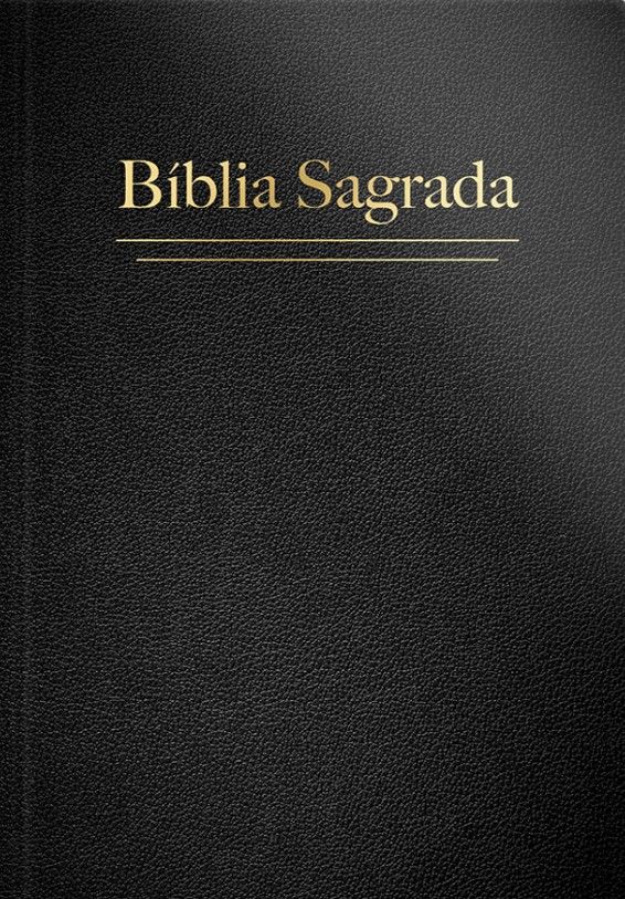 Bíblia Sagrada RC Letra Grande Capa Dura Preta