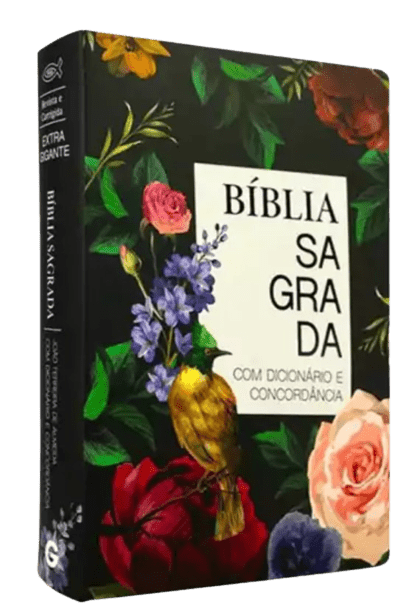 Bíblia Sagrada RC Letra Extra Gigante Capa Fim de Tarde Com Dicionário E Concordância