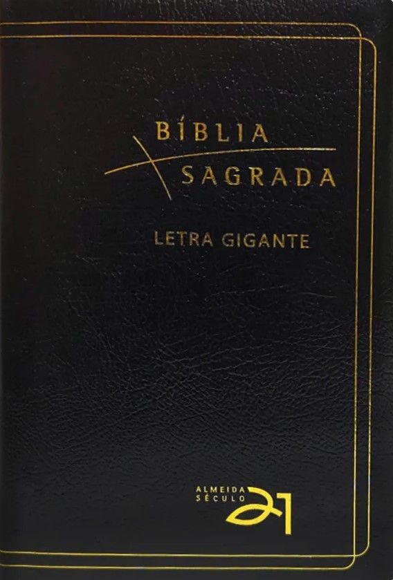 Bíblia Sagrada Século 21 Letra Gigante Luxo Preta