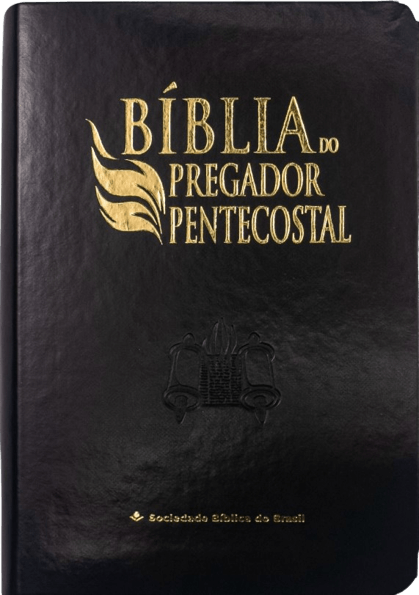 Bíblia do Pregador Pentecostal Média Preto Nobre