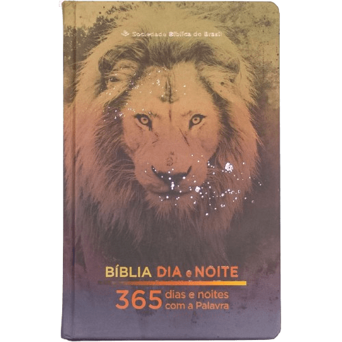 Bíblia Dia e Noite 365 NAA Capa Dura Leão