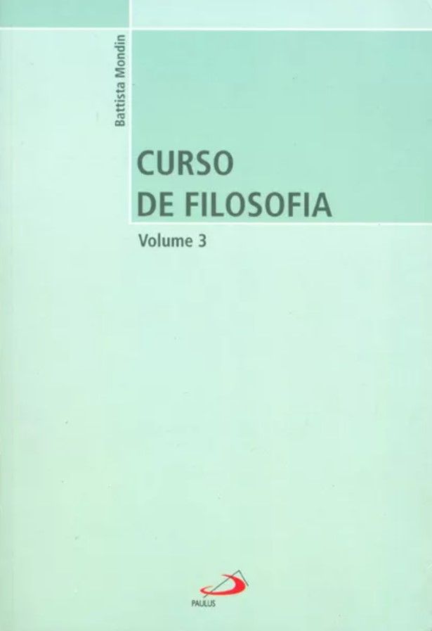 Curso De Filosofia Vol.3