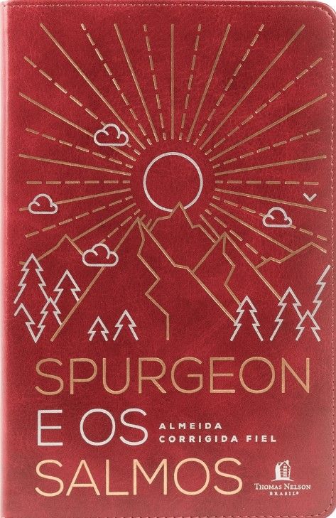 Spurgeon e os Salmos Vermelho Couro Soft