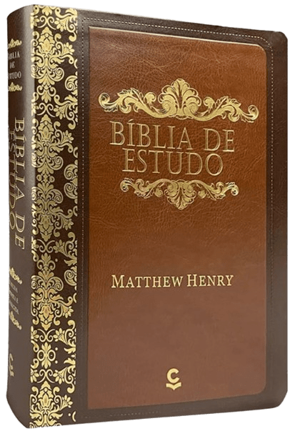 Bíblia De Estudo Matthew Henry Marrom