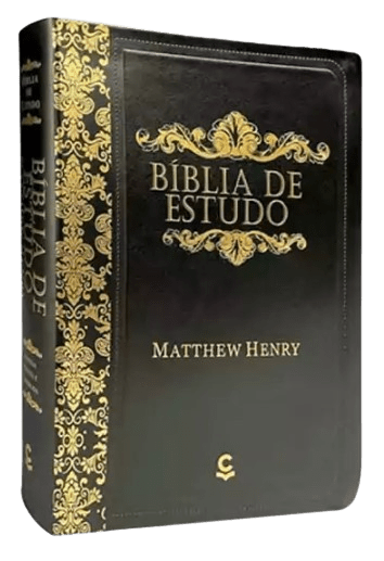 Bíblia De Estudo Matthew Henry Preto