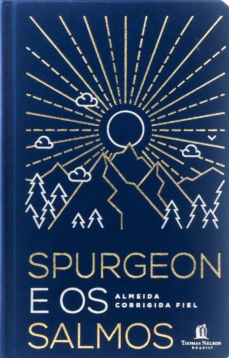 Spurgeon e os Salmos Azul Capa Dura Tecido