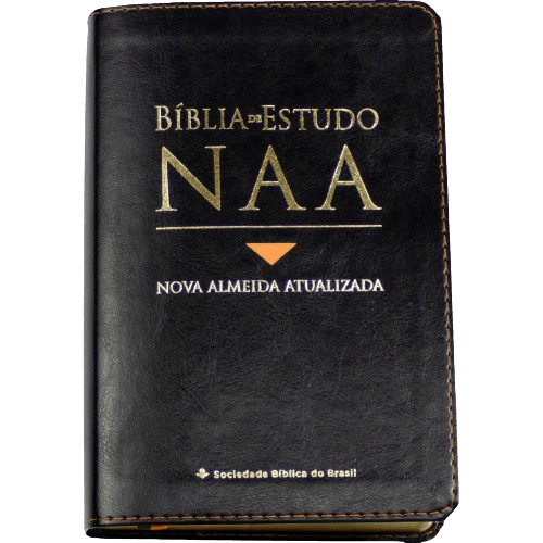 Bíblia de Estudo NAA Tamanho Portátil Preto
