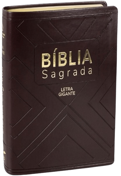 Bíblia Sagrada NAA Marrom Média Letra Gigante com Índice