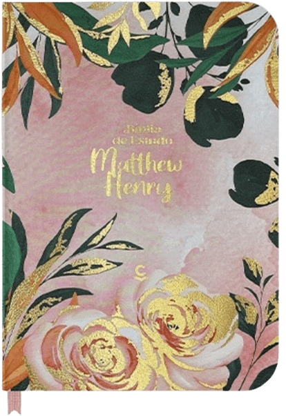 Bíblia De Estudo Matthew Henry Floral