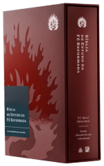Bíblia de Estudo Da Fé Reformada 2 EDIÇÃO Capa Dura Bordo