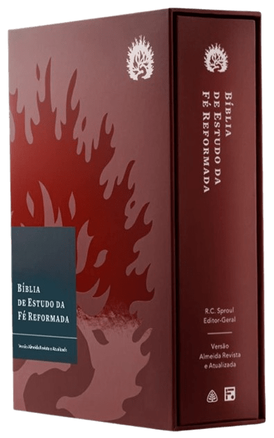 Bíblia de Estudo Da Fé Reformada 2 EDIÇÃO Capa Dura Bordo