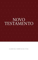 Novo Testamento Leitura Perfeita ACF Brochura Vermelho e Branco